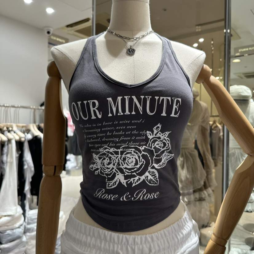 OUR MINUTE韓國直郵㊣東大門實拍女裝新款熱賣人氣吊帶背心OUR MINUTE吊帶/背心