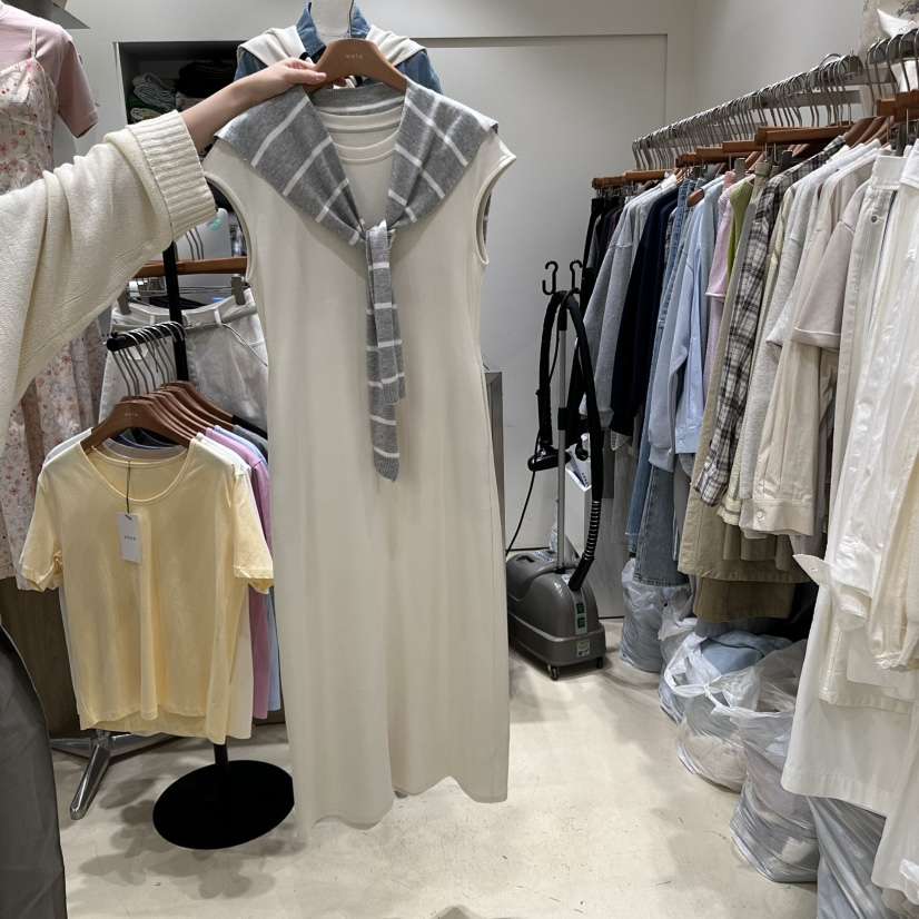 MELO直郵韓國代購㊣女裝新品推薦25春夏熱賣連衣裙披肩套裝MELO連衣裙