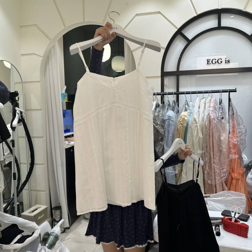 EGG IS韓國直郵㊣女裝新款休閑推薦人氣25春夏熱賣吊帶背心EGG IS吊帶/背心