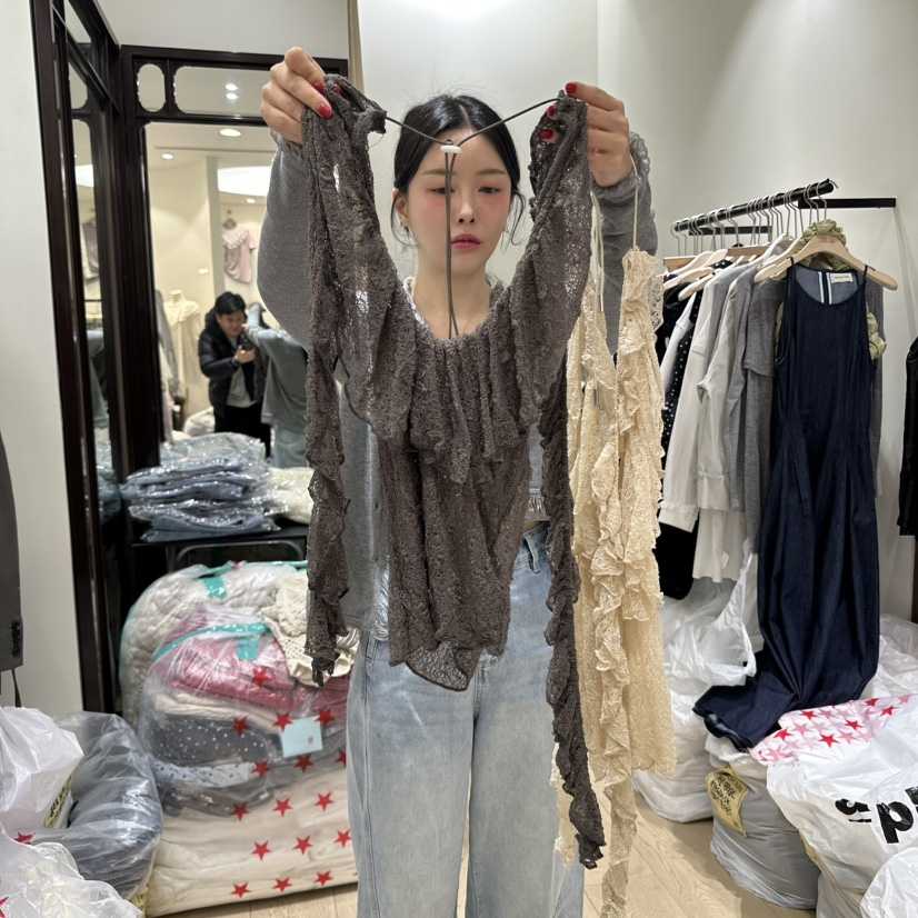 THEMORYPARK韓國㊣直郵東大門代購女裝新款25春夏吊帶背心褶皺THE MORY PARK吊帶/背心