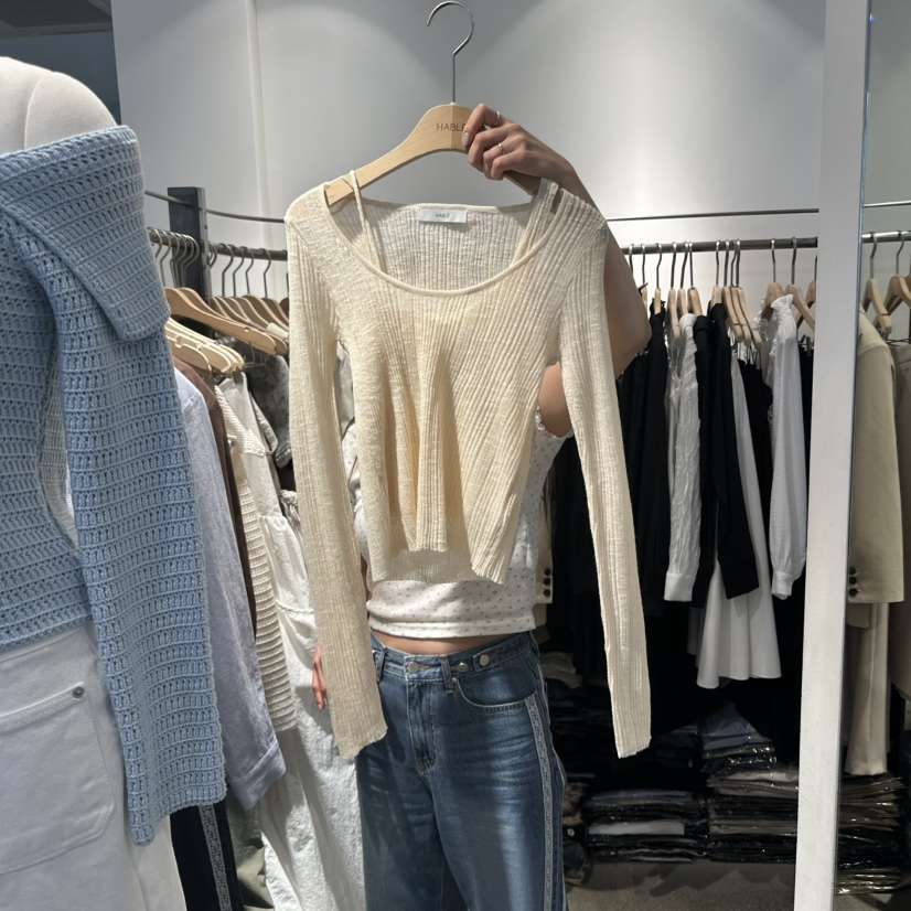 HABLE韓國直郵㊣東大門實拍女裝新品時尚休閑推薦套裝兩件套HABLE套裝