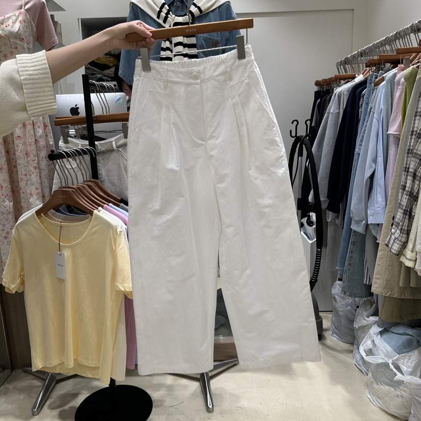 MELO韓國直郵㊣女裝新品推薦休閑人氣熱賣時尚25春夏休閑褲MELO休閑褲
