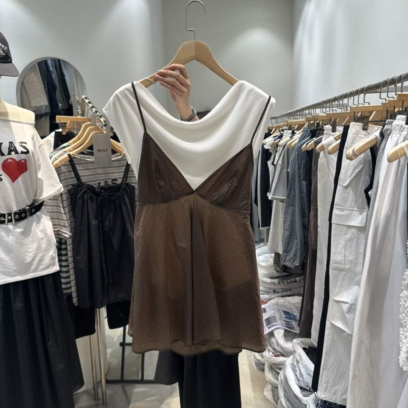 W.FATAL韓國㊣直郵東大門代購女裝新品休閑吊帶背心不含內搭W.FATAL吊帶/背心