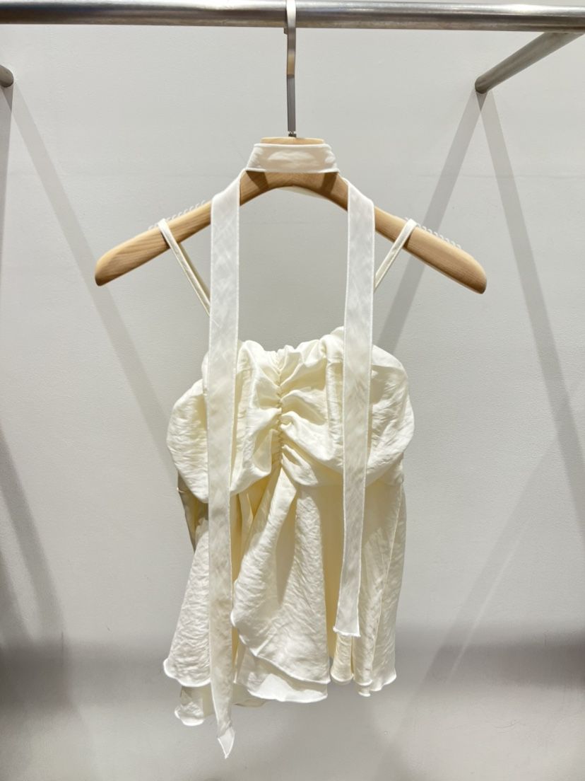MAGNOLIA36-L直郵韓國代購㊣女裝新品時尚25春夏吊帶背心含脖帶MAGNOLIA36-L吊帶/背心