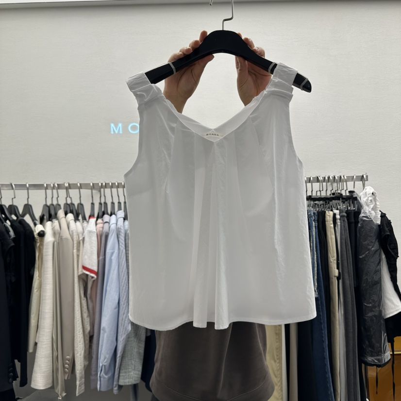 MOANA韓國㊣直郵東大門代購女裝新品時尚熱賣休閑25春夏吊帶背心MOANA吊帶/背心