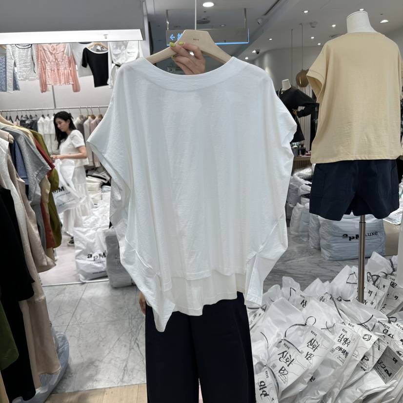 REVE-L韓國直郵㊣女裝新品熱賣人氣休閑25春夏時尚推薦T恤REVE-LT恤