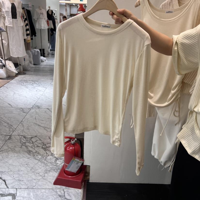 TAFFETA直郵韓國代購㊣女裝新款推薦熱賣時尚休閑人氣長袖T恤TAFFETA長袖T恤