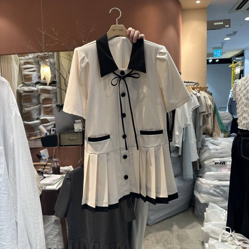 MIENNE直郵韓國代購㊣女裝新款推薦熱賣時尚25春夏休閑連衣裙MIENNE連衣裙