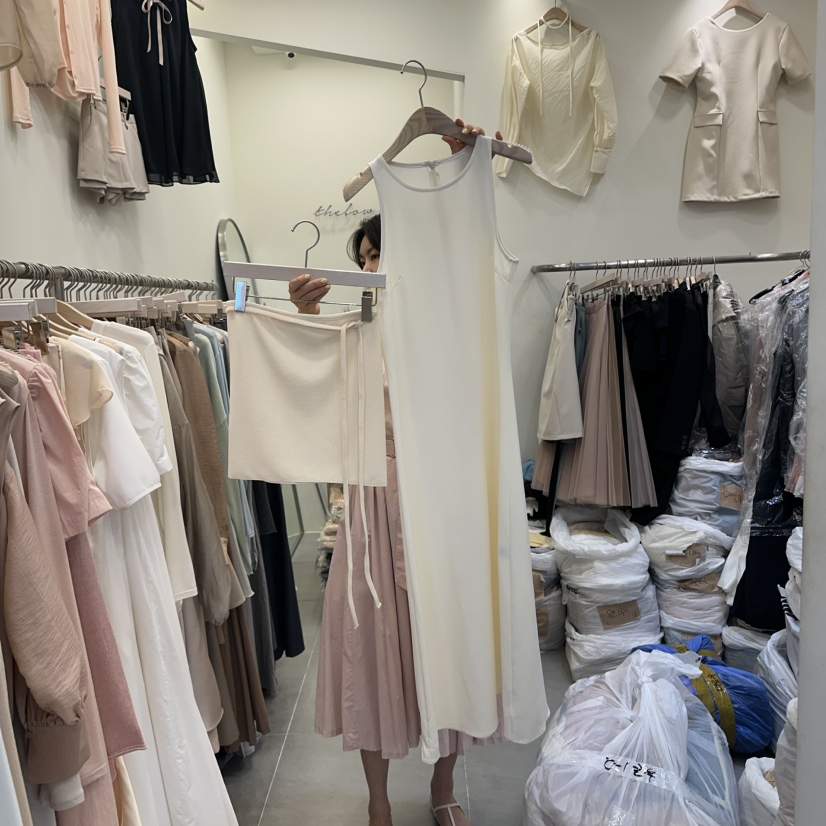 THE LOW直郵韓國代購㊣女裝新品25春夏推薦時尚套裝兩件套THE LOW套裝