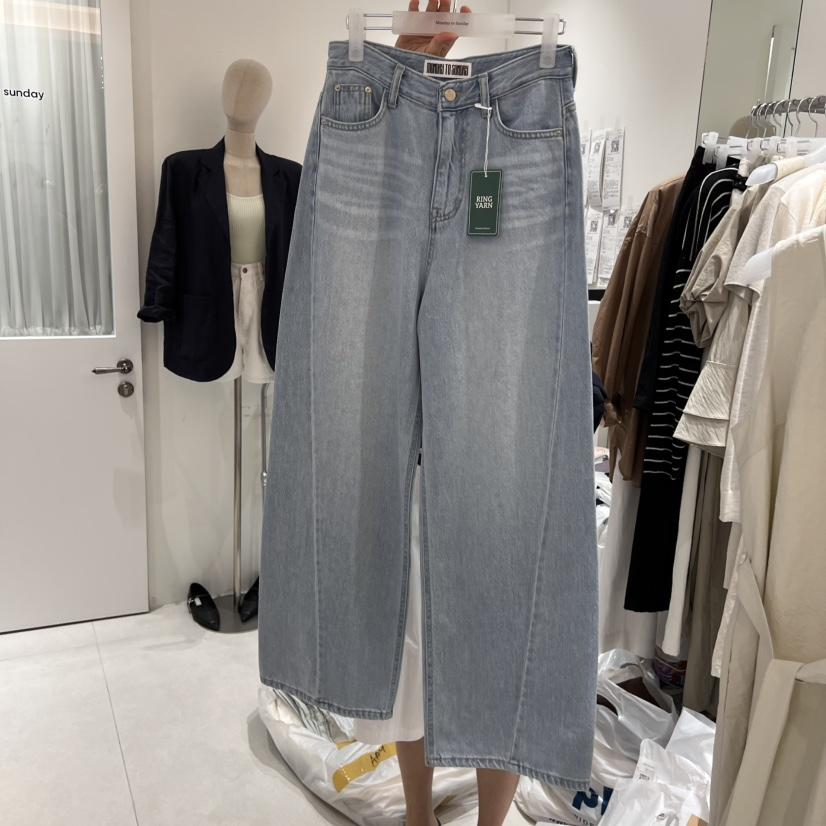 MONDAY TO SUNDAY韓國㊣直郵東大門代購女裝新品熱賣牛仔褲MONDAY TO SUNDAY牛仔褲