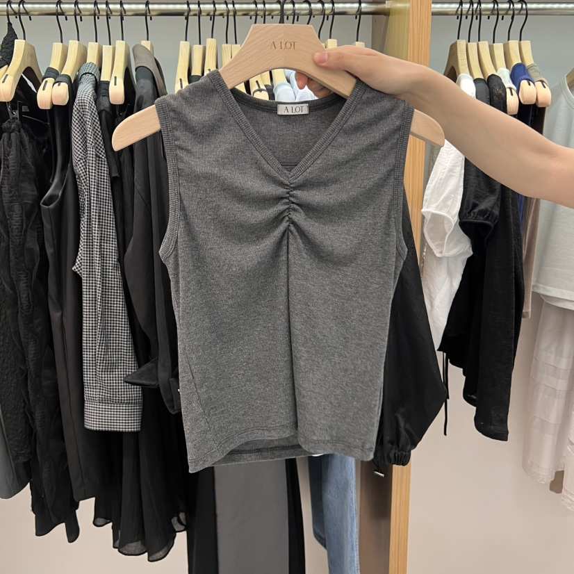 ALOT韓國直郵㊣東大門實拍女裝新品25春夏時尚熱賣吊帶背心A LOT吊帶/背心