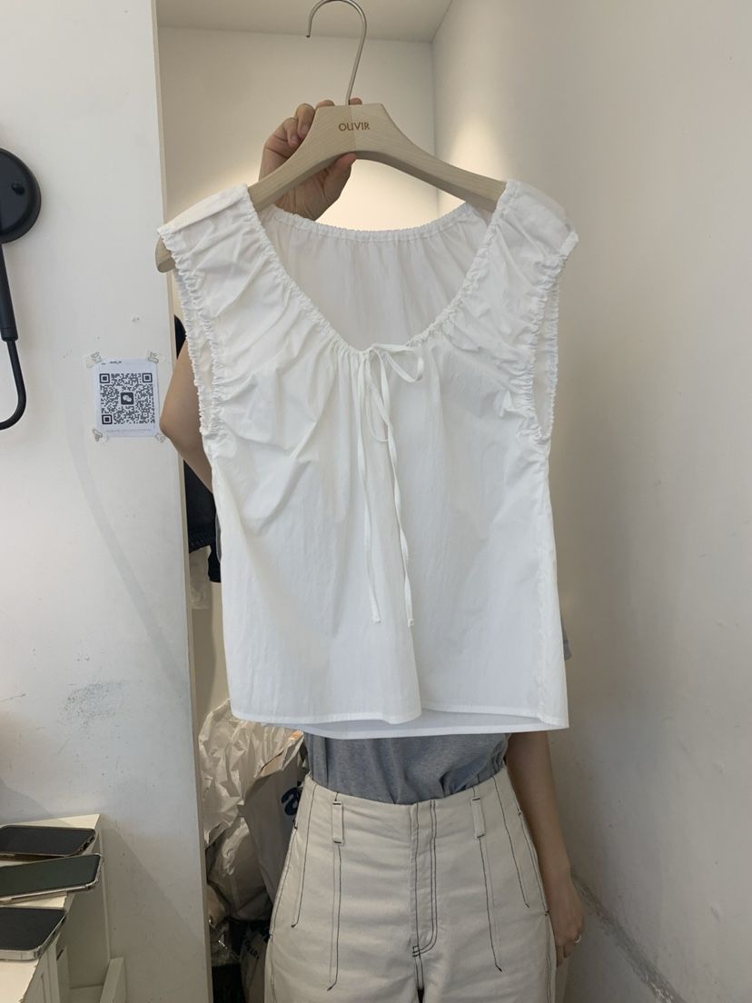 OUVIR直郵韓國代購㊣女裝新品25春夏時尚人氣推薦休閑吊帶背心O.V.R/OUVIR吊帶/背心