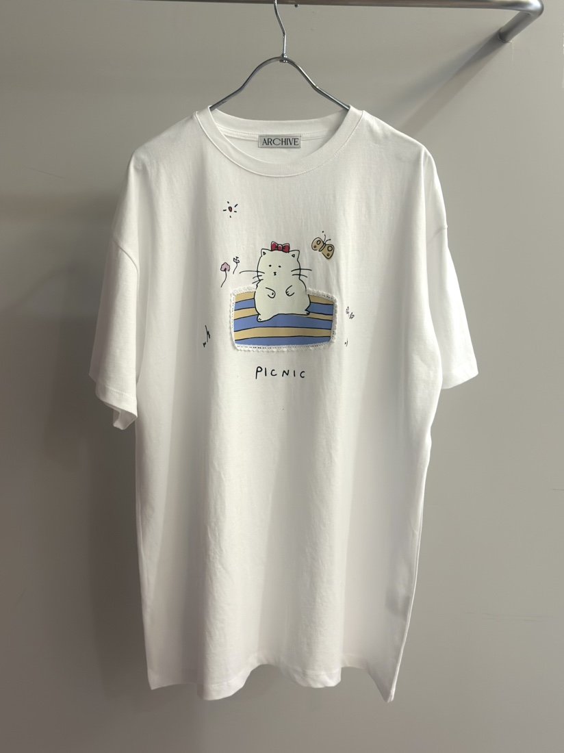 ARCHIVE-P韓國代購女裝新品職業真品25春夏人氣時尚休閑T恤ARCHIVE-PT恤