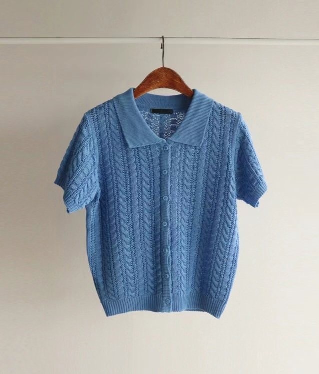 KNITPIA-니트피아-T韓國直郵女士新品真品休閑25春夏針織衫TWELVE-OT針織衫