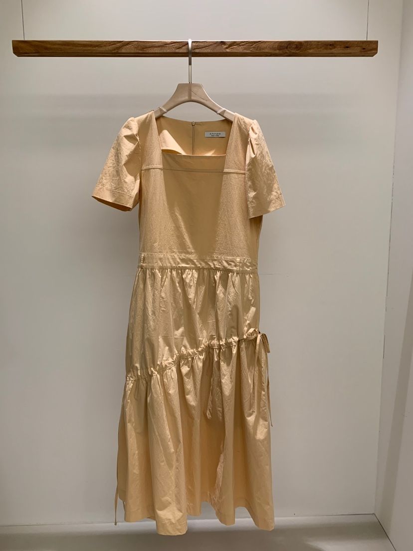 A P-STUDIO韓國代購女士新品推薦真品25春夏熱賣休閑連衣裙A P-STUDIO連衣裙