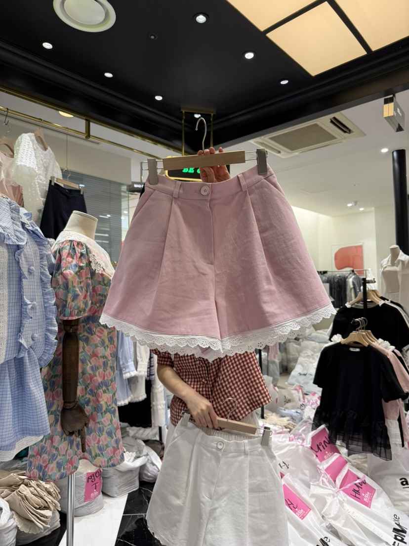 BE&amp;BE韓國直郵㊣東大門實拍女裝新品25春夏時尚推薦短褲BE&be短褲