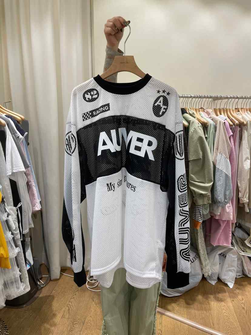 AUVERFIT韓國直郵㊣女裝新款時尚休閑25春夏人氣熱賣長袖T恤AUVERFIT長袖T恤