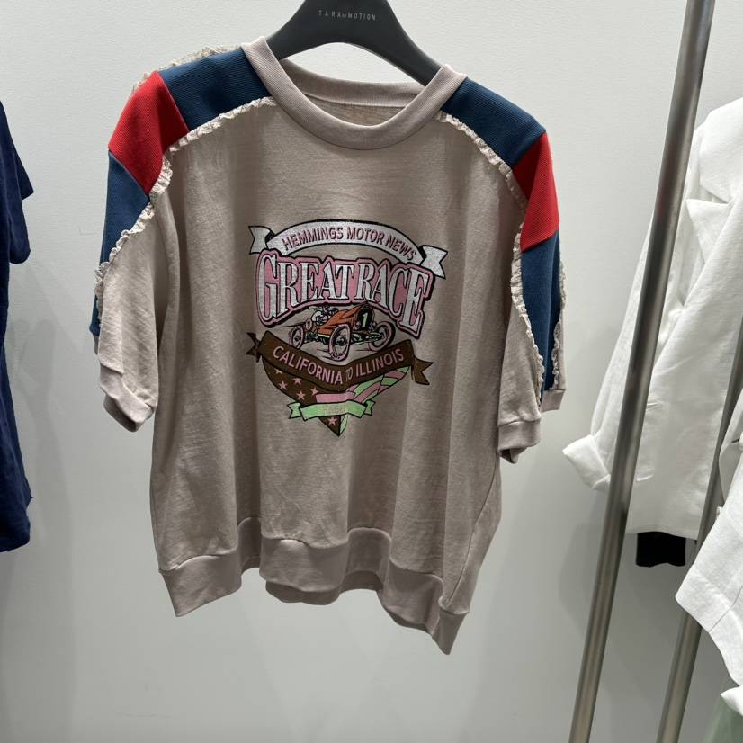 TARABY MOTION韓國㊣直郵東大門代購女裝新品熱賣時尚25春夏T恤TARABY MOTIONT恤