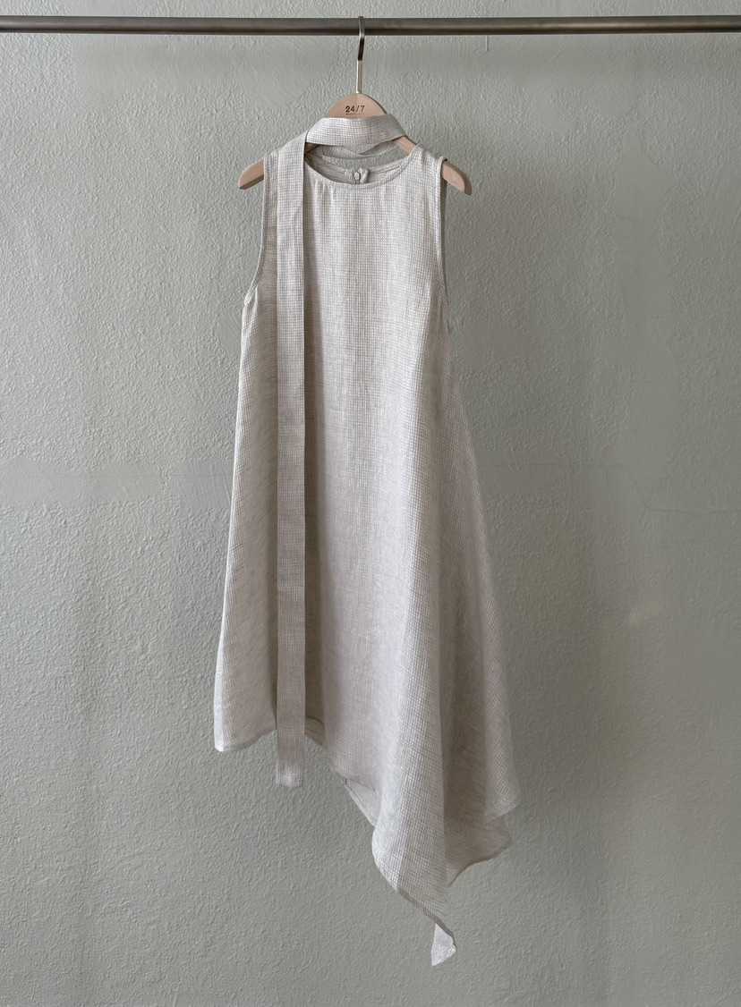 TWENTY FOUR SEVEN24-7直郵韓國代購㊣女裝新品25春夏連衣裙含腰帶TEWNTY FOUR SEVEN24-7連衣裙