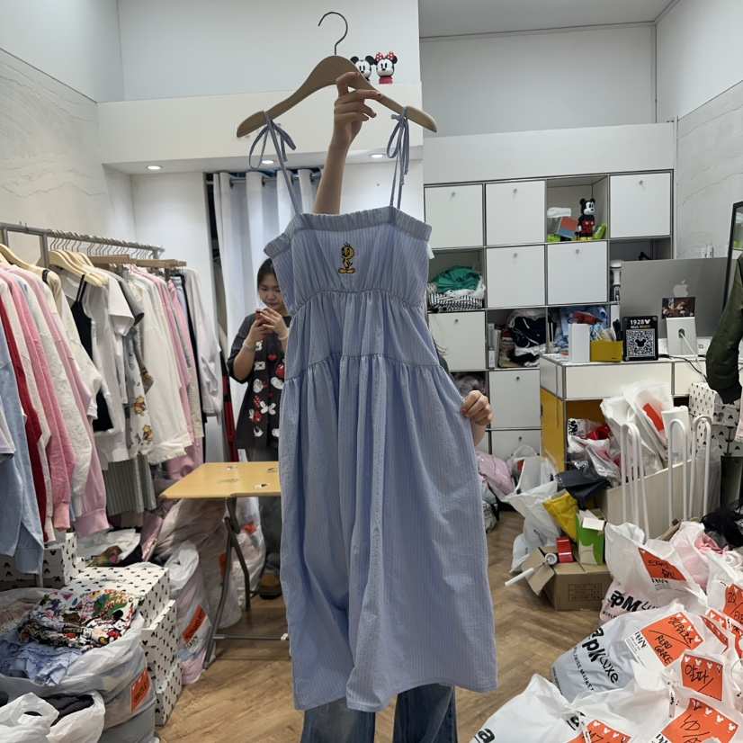 DE LINE韓國直郵㊣東大門實拍女裝新款25春夏連衣裙不含內搭DE LINE連衣裙
