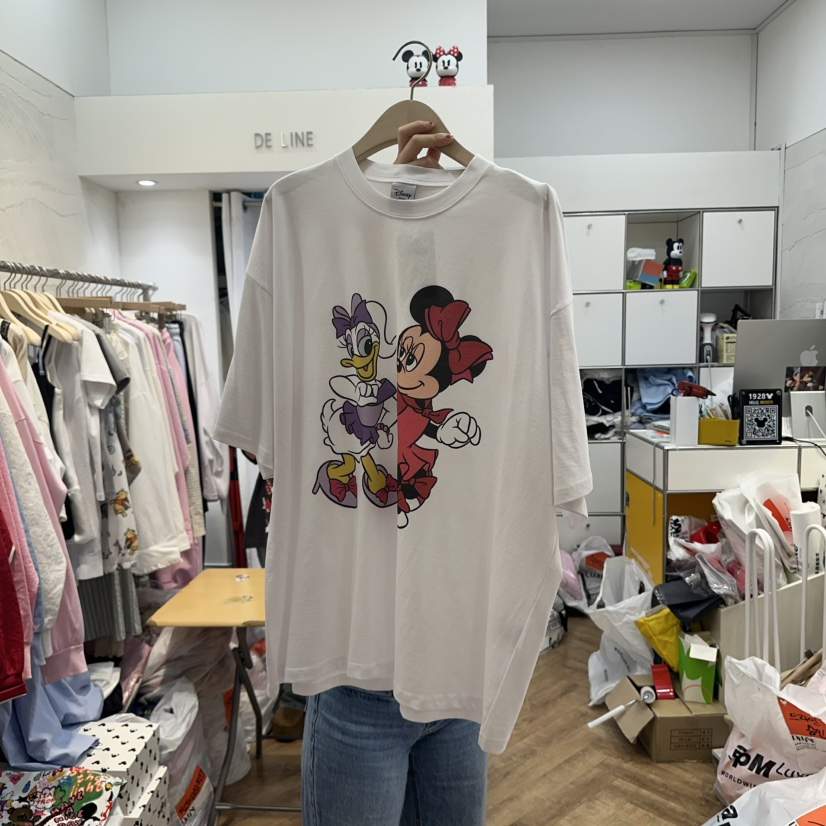 DE LINE直郵韓國代購㊣女裝新品推薦休閑人氣時尚25春夏T恤DE LINET恤