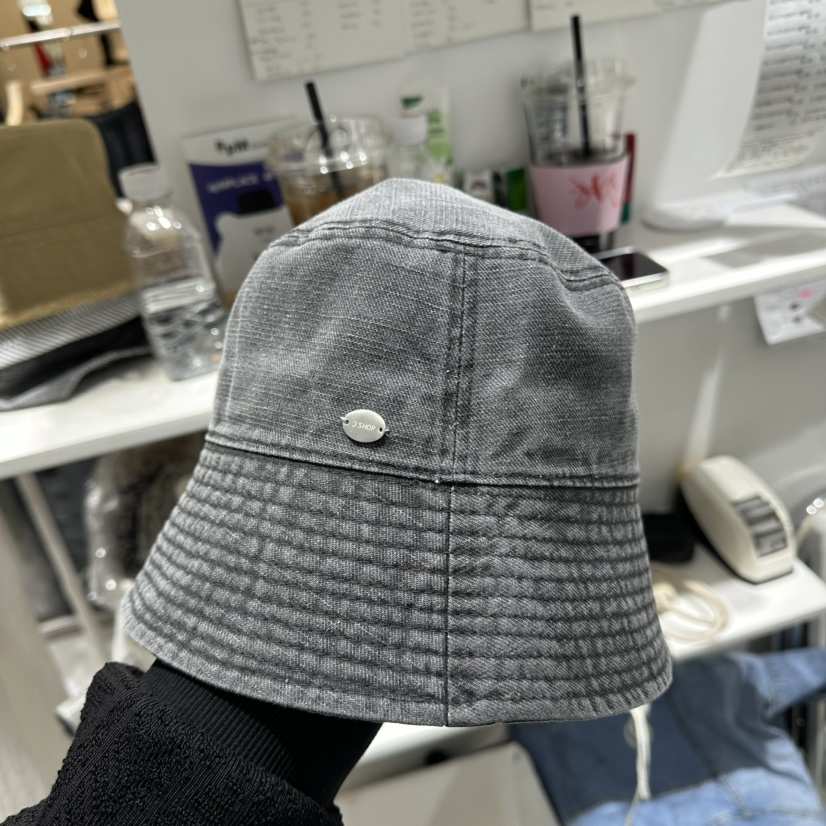 J SHOP韓國直郵㊣東大門實拍女裝新品推薦人氣帽子棉質亞麻J_SHOP帽子