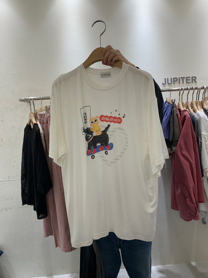 JUPITER直郵韓國代購㊣女裝新品熱賣25春夏休閑人氣推薦T恤JUPITERT恤