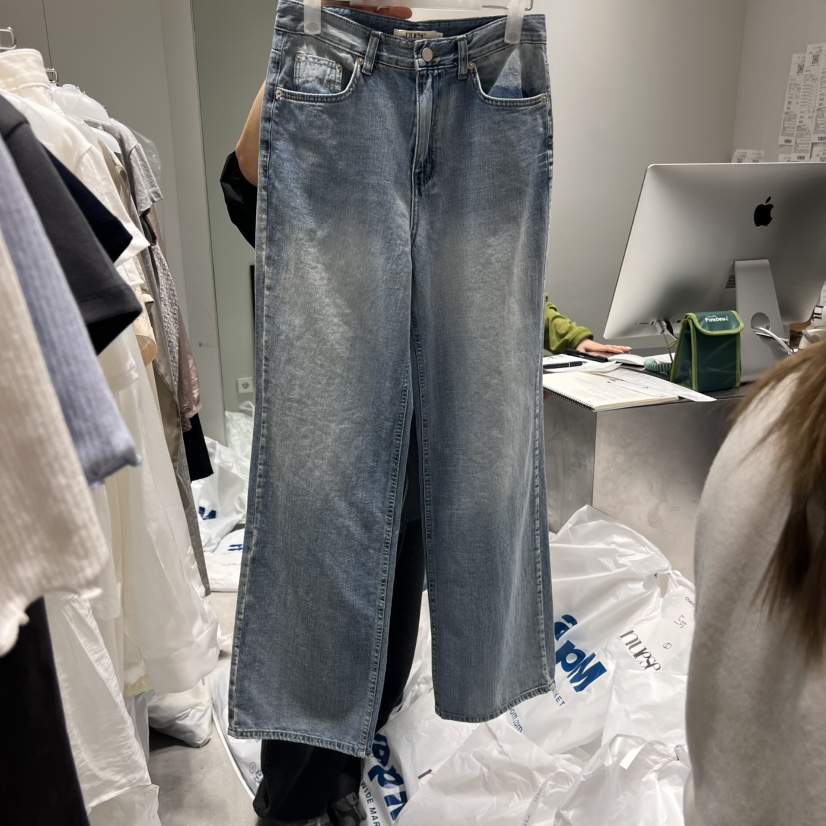 NUESE韓國直郵㊣女裝新品休閑推薦人氣25春夏熱賣時尚牛仔褲NUESE牛仔褲