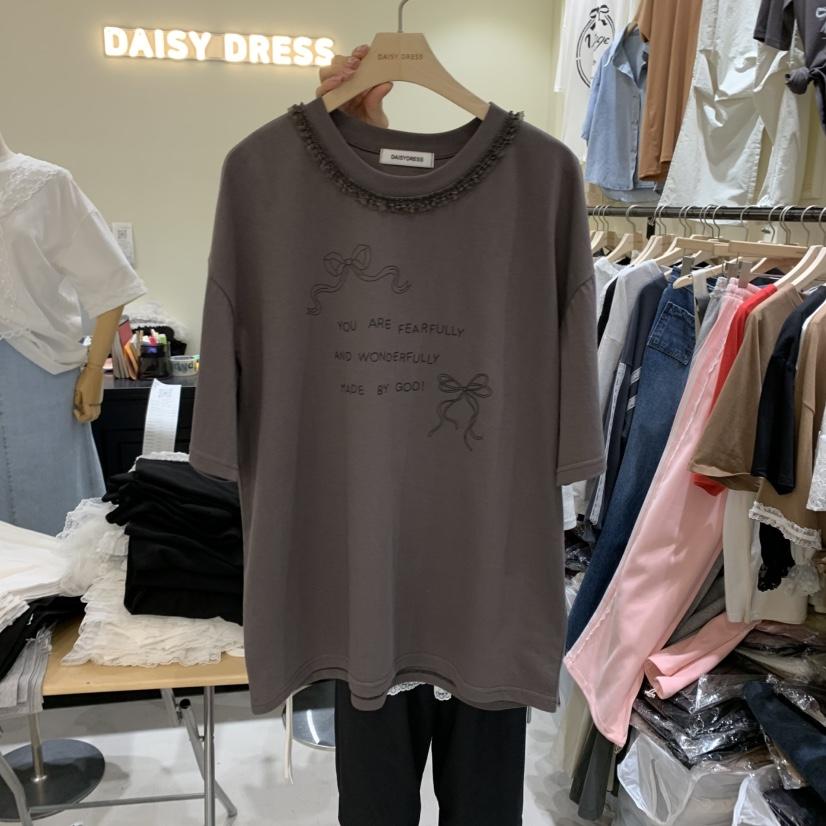 DAISY DRESS韓國直郵㊣東大門實拍女裝新品25春夏推薦休閑T恤DAISY DRESST恤