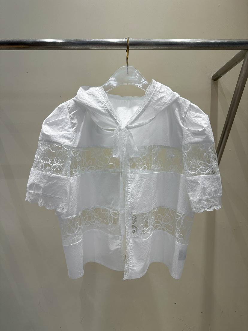 81 MARKET-L直郵韓國代購㊣女裝新品25春夏人氣襯衫蕾絲衫81 MARKET-L襯衫/蕾絲衫