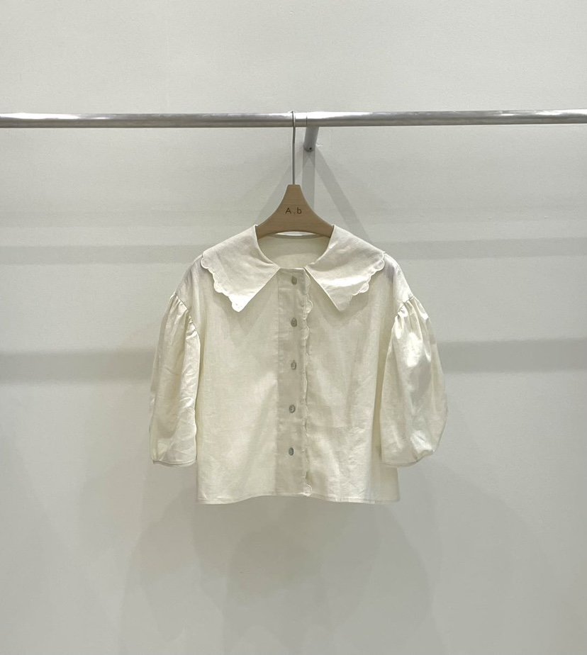 AUTUMN BEIGE-Q韓國㊣直郵東大門代購女裝新品時尚襯衫蕾絲衫A.b/AUTUMN BEIGE襯衫/蕾絲衫