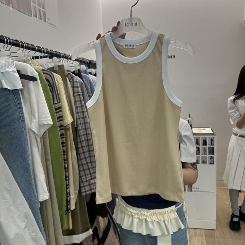 REIRAI韓國直郵㊣東大門實拍女裝新款時尚人氣休閑吊帶背心Reirai吊帶/背心