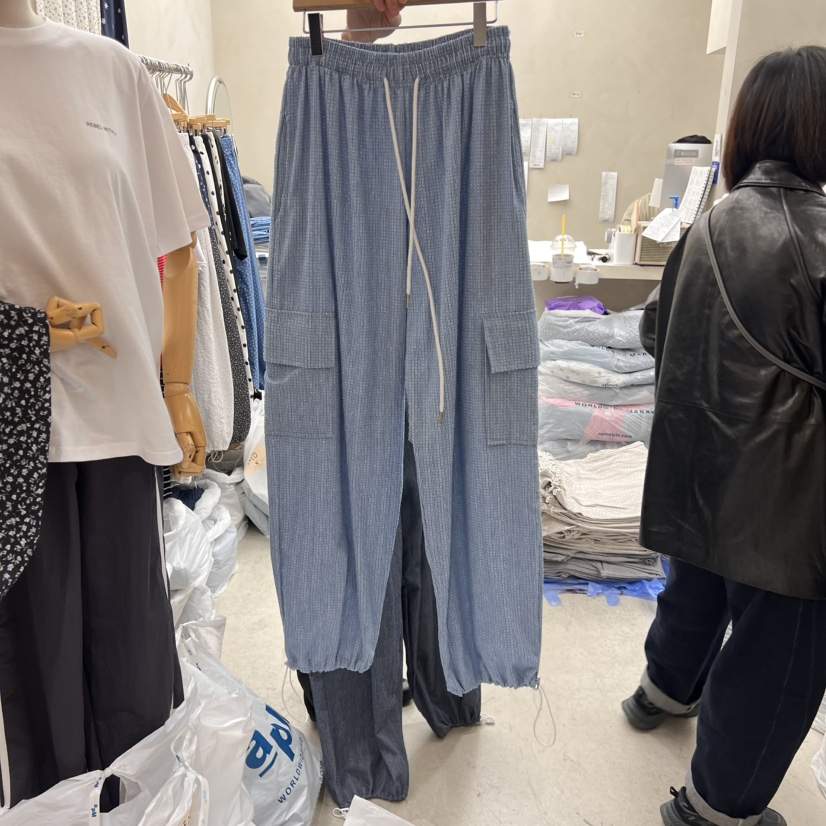 BREEZE直郵韓國代購㊣女裝新品人氣時尚休閑推薦牛仔褲工裝褲BREEZE牛仔褲
