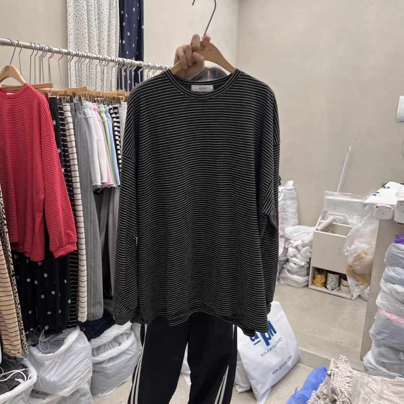 BREEZE直郵韓國代購㊣女裝新品熱賣推薦25春夏人氣休閑長袖T恤BREEZE長袖T恤