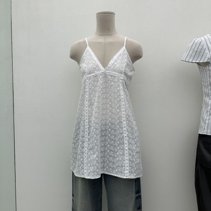 CHAV韓國㊣直郵東大門代購女裝新品時尚休閑人氣推薦吊帶背心CHAV吊帶/背心
