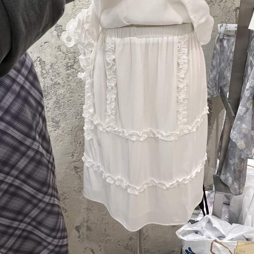 SOLD OUT直郵韓國代購㊣女裝新款休閑熱賣25春夏半身裙中短裙SOLD OUT半身裙/中短裙