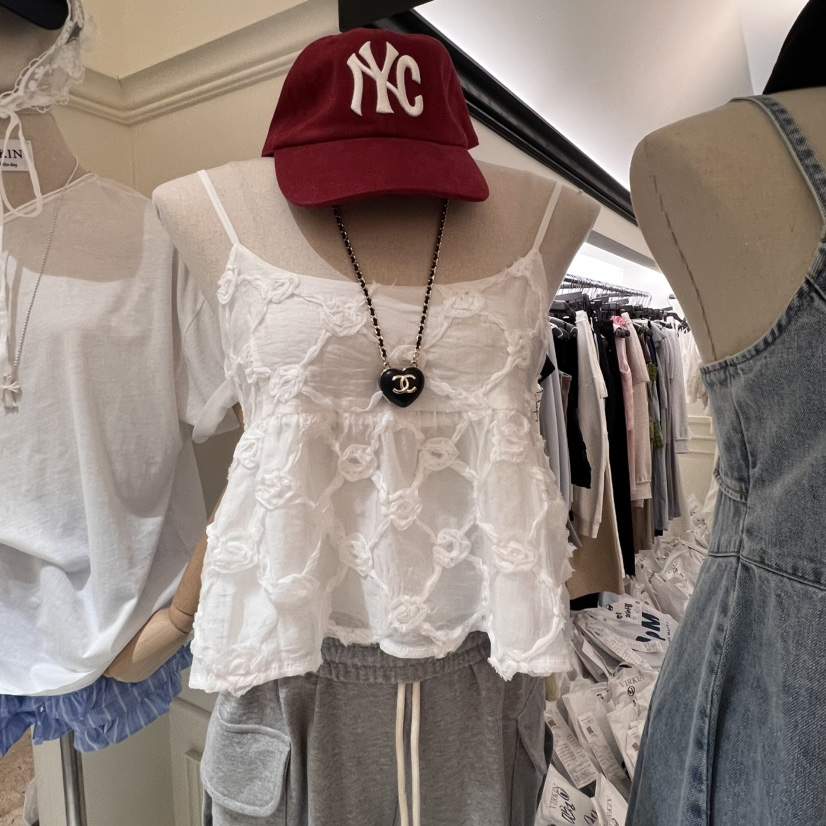 VIRKIN直郵韓國代購㊣女裝新款時尚25春夏推薦人氣吊帶背心VIRKIN吊帶/背心