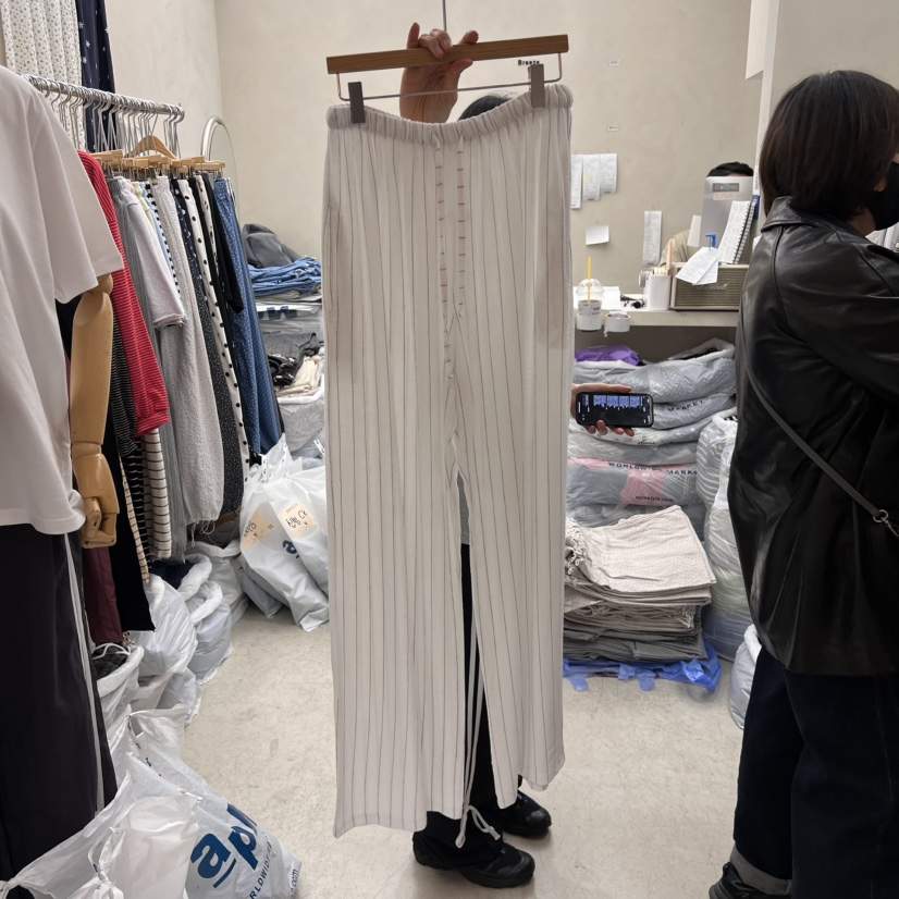 BREEZE直郵韓國代購㊣女裝新品休閑推薦25春夏人氣休閑褲亞麻BREEZE休閑褲