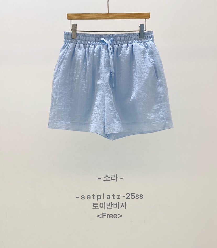 SETPLATZ韓國直郵㊣女裝新品休閑人氣推薦時尚熱賣25春夏短褲PLATZCLASSIC短褲