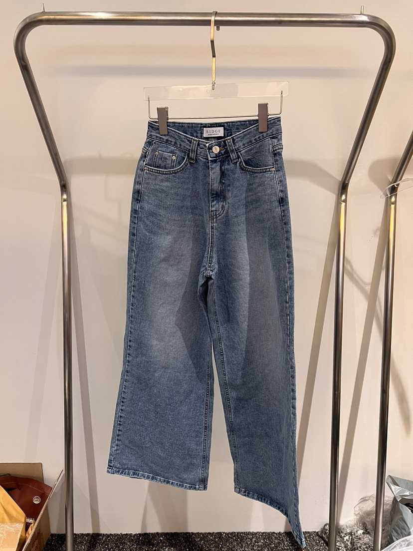 RIDGE-P韓國直郵女裝新品推薦25春夏時尚真品職業休閑牛仔褲RIDGE-P牛仔褲