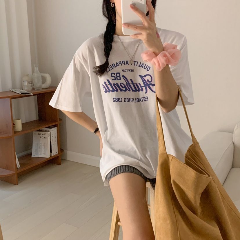 HELLO JINI韓國代購女裝新款25春夏真品時尚休閑熱賣推薦T恤HELLO JINIT恤