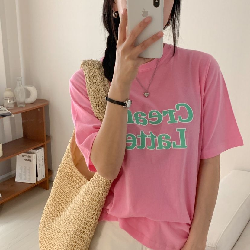 HELLO JINI韓國直郵女裝新款25春夏真品休閑職業人氣熱賣T恤HELLO JINIT恤