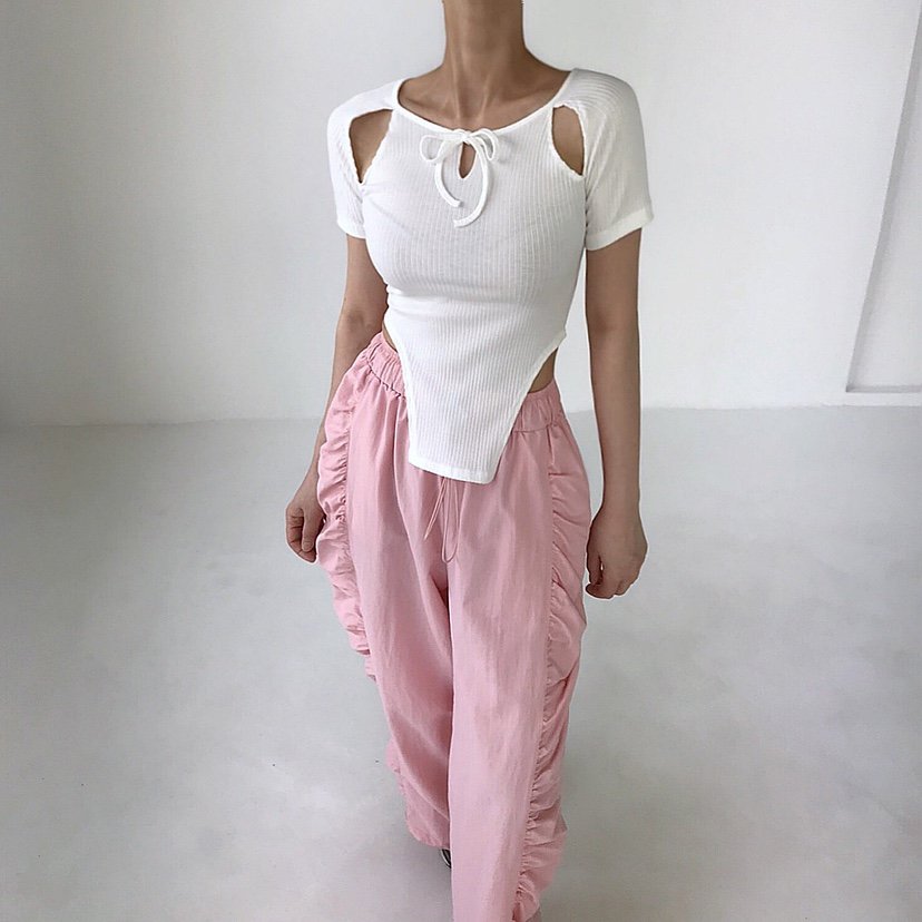 2TWO MOON韓國代購女士新品25春夏休閑熱賣職業推薦時尚T恤2TWO MOONT恤