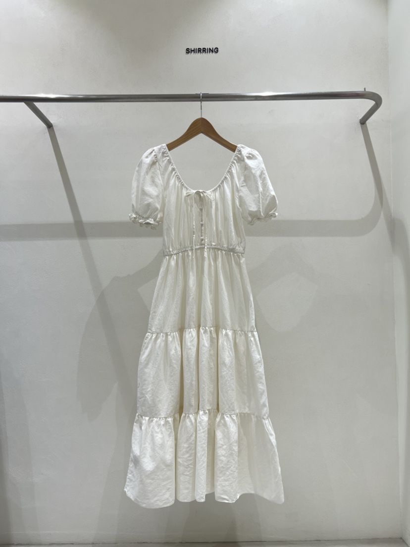 SHIRRING韓國直郵女士新品真品休閑時尚熱賣25春夏推薦連衣裙SHIRRING連衣裙