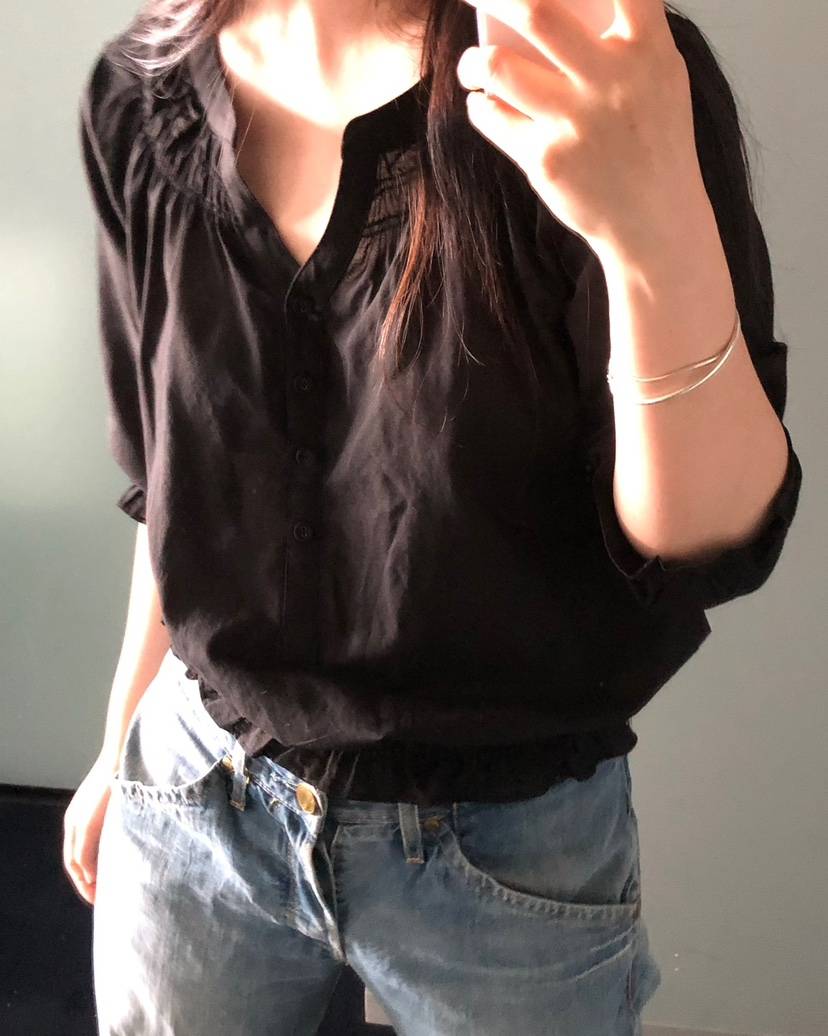 NOPROBLEM韓國代購女裝新品人氣真品推薦休閑職業襯衫蕾絲衫NOPROBLEM襯衫/蕾絲衫