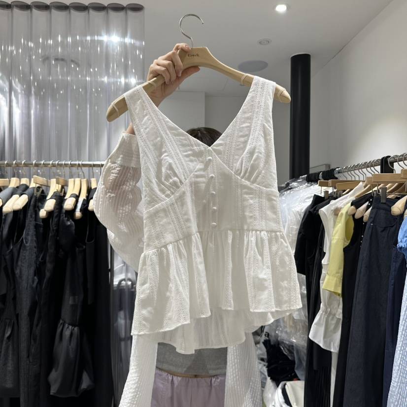 GREEK東大門直郵女裝新品25春夏真品時尚人氣休閑職業吊帶背心GREEK吊帶/背心