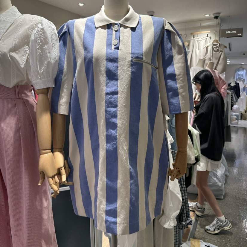 DELLING東大門實拍女裝新品推薦真品人氣職業時尚25春夏T恤DELLINGT恤