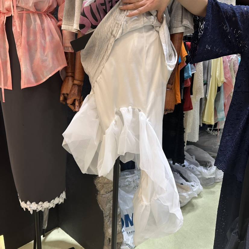CHAVI東大門代購女裝新品25春夏熱賣推薦時尚人氣半身裙中短裙CHAVI半身裙/中短裙