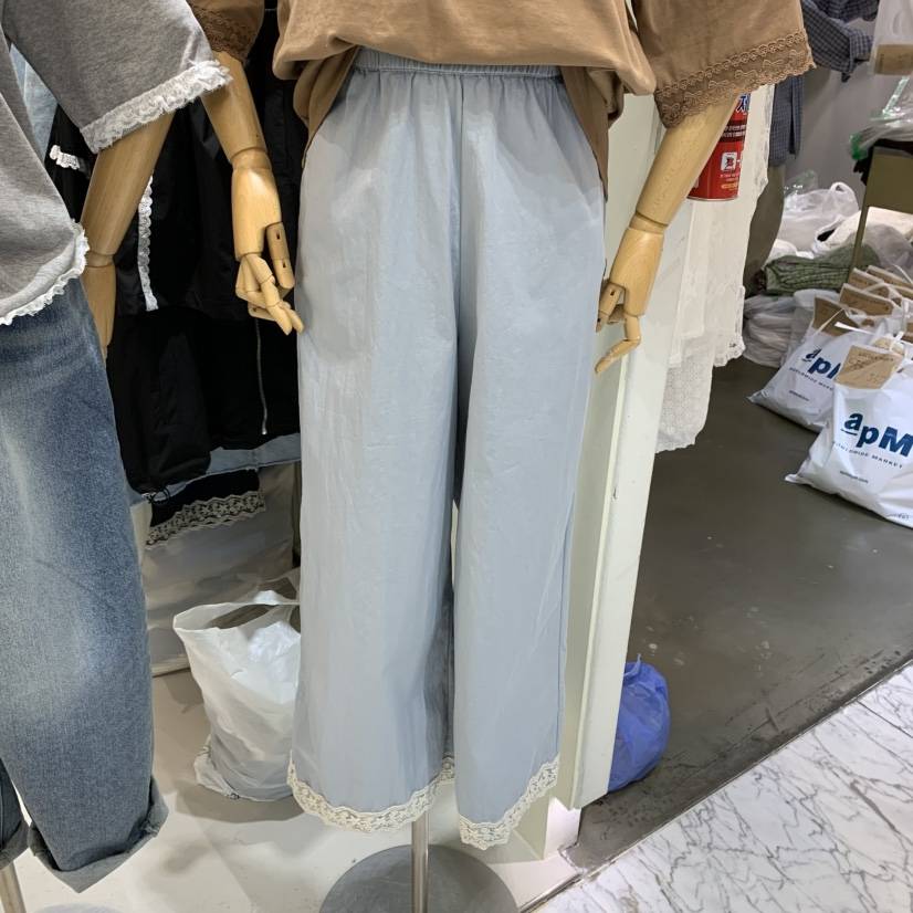 DAISY DRESS東大門直郵女士新款推薦時尚25春夏休閑褲蕾絲DAISY DRESS休閑褲
