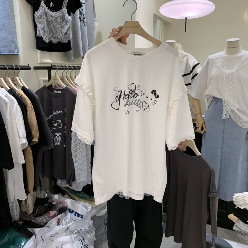 DAISY DRESS韓國直郵女士新品真品職業人氣25春夏推薦T恤海軍DAISY DRESST恤